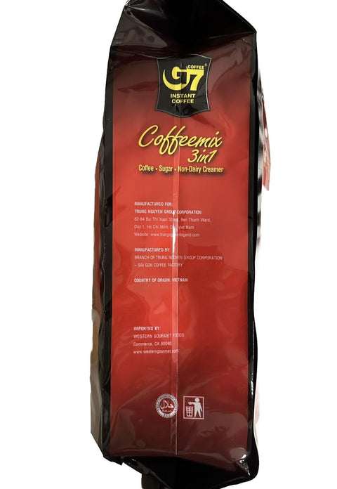 G7 Instant Coffee 3-In-1, Trung Nguyen - 120 packs - .56oz/pack