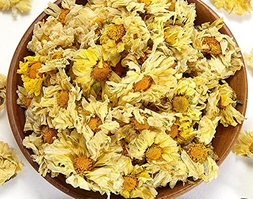 Greenlike DRIED CHRYSANTHEMUM Wild Cbrysanthemum Flower 6oz 白菊花 菊花茶 杭菊花