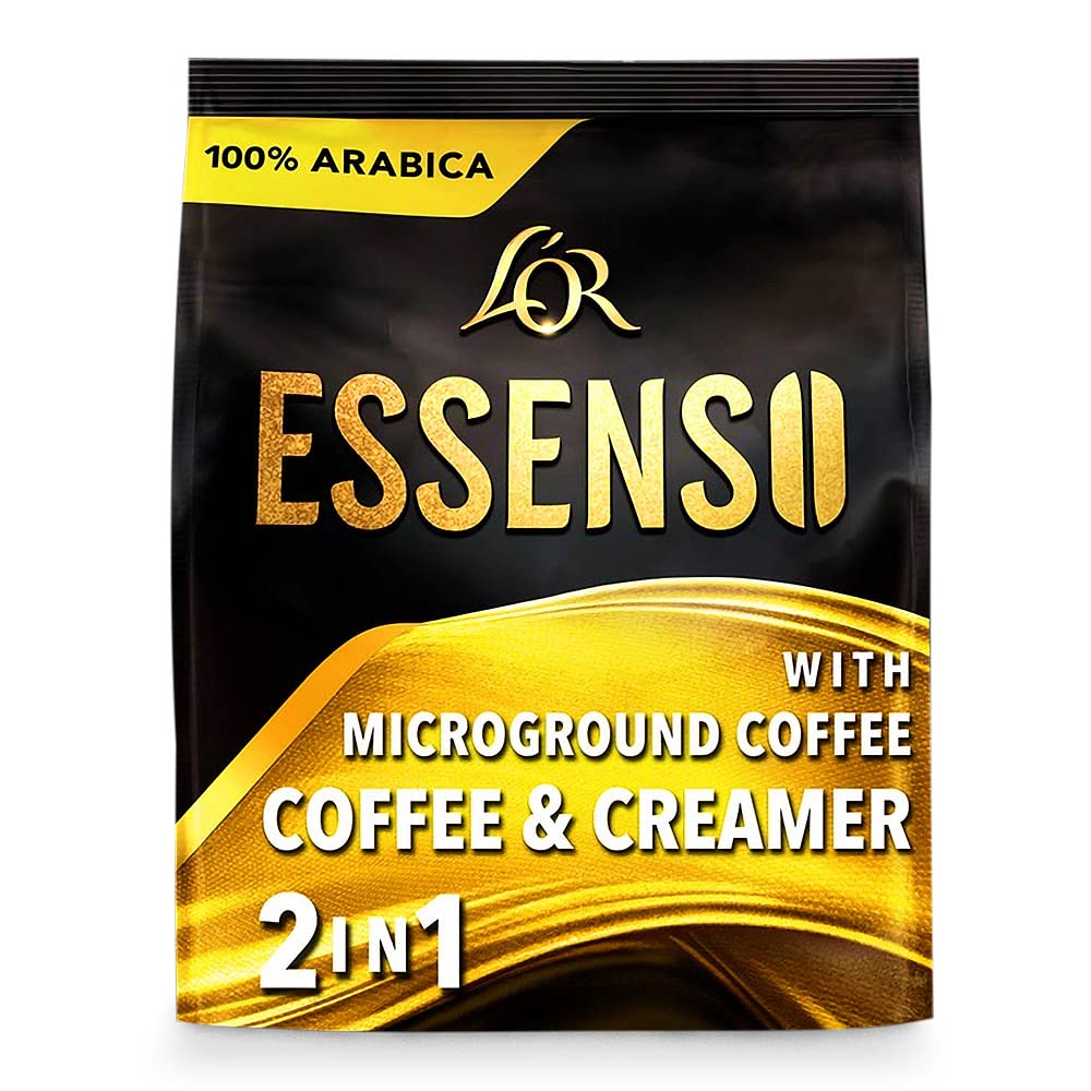 Super Instant Microground Coffee Essenso Arabica - Coffee & Creamer (25 Sticks in Bag)