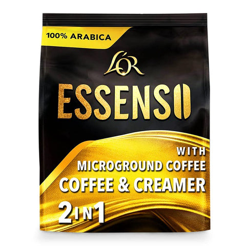 Super Instant Microground Coffee Essenso Arabica - Coffee & Creamer (25 Sticks in Bag)