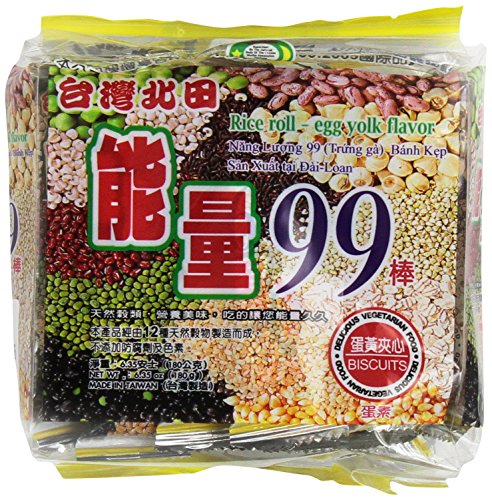 rice cake roll, 18pcs, 6.35oz - Delicious vegetarian food - Original from Taiwan