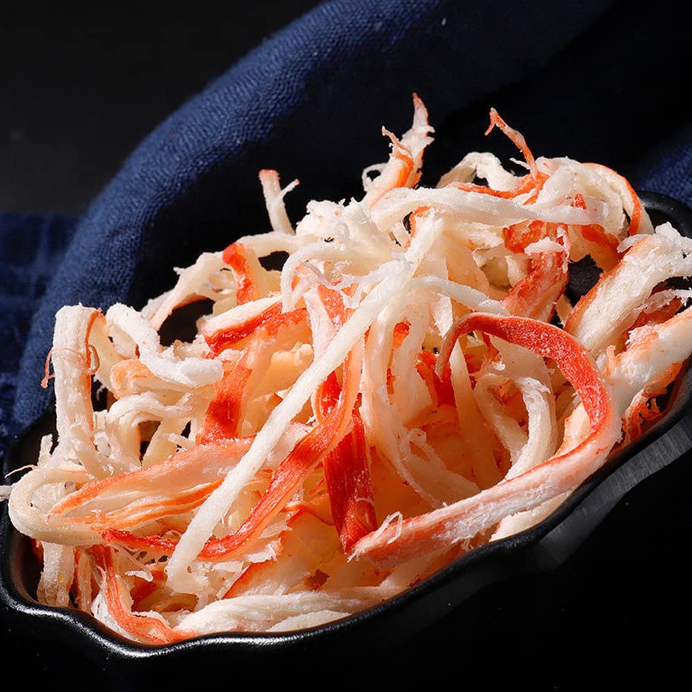 Shredded Squid,The Shredded Squid,Squid Strips,Squid Silk,Squid Population,youyusi,Squid Shreds,Natural Squid Shreds,Organic Squid Shreds,Dried Seafood Squid Shreds,Wild Youyusi (16 oz)