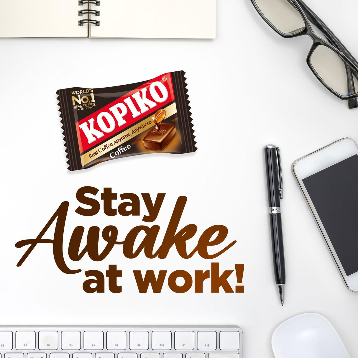 Kopiko Coffee Candy – Your Take-Out Pocket Coffee for Every Occasion - Hard Candy Made from Indonesia’s Coffee Beans — Contains Real Coffee Extract for Better Taste 4.23oz