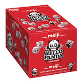 MEIJI Hello Panda Cookies, Chocolate Crème Filled - 2.1 oz, Pack of 10 - Bite Sized Cookies with Fun Panda Sports