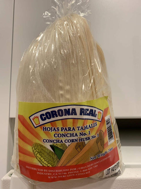 Corn Husk No. 1 Hojas Para Tamales Concha No. 1 24 Oz (1 Pack)
