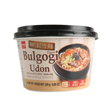 Wang Korean BBQ Bulgogi Flavored Udon Noodle Bowl, Rich and Sweet, 8.08 Ounce, 6 Cups of Noodles