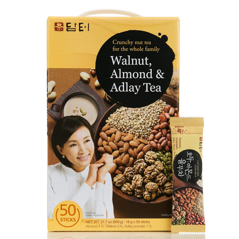 Damtuh Korean Walnut Almond Adlay (Job's Tear) Powder Meal Replacement Shake Breakfast Simple Meal 50T
