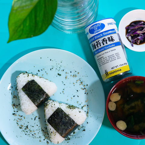[Mishima] Katsuo Mirin | Furikake Rice Seasoning | Prepared Seaweed and Sesame | Product of Japan (5-pack)