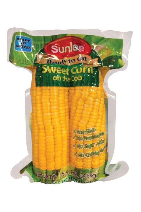 Sunlee Sweet Corn on the Cob, Ready to eat, 2 Count (pack of 1)