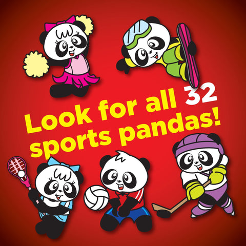 MEIJI Hello Panda Cookies, Vanilla Crème Filled - 2.1 oz, Pack of 10 - Bite Sized Cookies with Fun Panda Sports