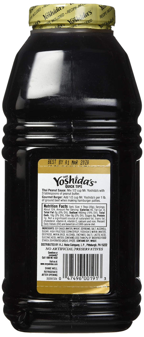 Yoshida's Marinade & Cooking Sauce 86 Oz. 1 Pack