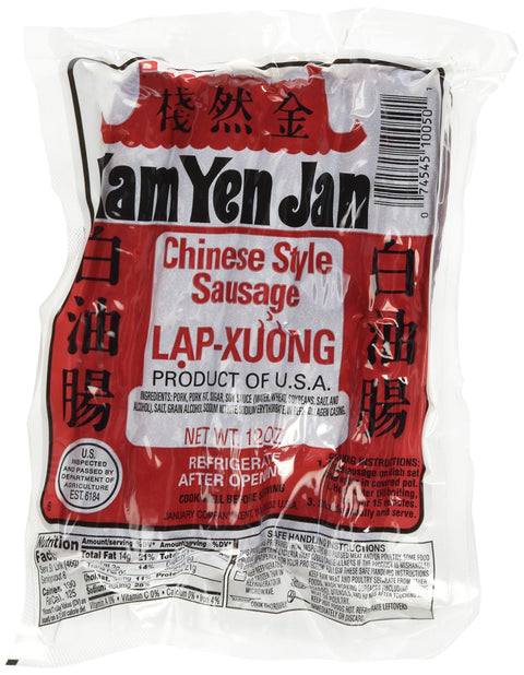 Kam Yen Jan Chinese Style Sausage 12oz